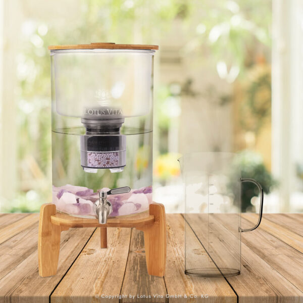 Glas-Wasserspender mit Filter NATURA PLUS® 4L